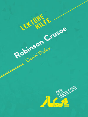 cover image of Robinson Crusoe von Daniel Defoe (Lektürehilfe)